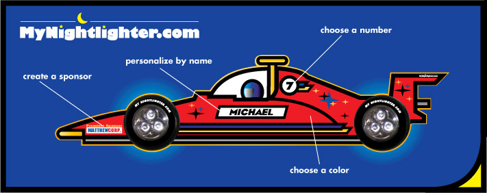 Night Light Racer from MyNightLighter